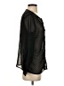 Ann Taylor 100% Polyester Black Long Sleeve Blouse Size S (petite) - photo 4