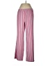WeWoreWhat Stripes Pink Casual Pants Size L - photo 1