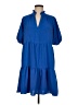 MSK 100% Polyester Blue Casual Dress Size M - photo 1