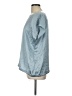 Eileen Fisher Blue Short Sleeve Blouse Size L - photo 5