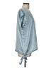 Eileen Fisher Blue Short Sleeve Blouse Size L - photo 4