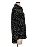 Jones New York Polka Dots Black Long Sleeve Blouse Size S - photo 4