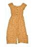 Assorted Brands 100% Polyester Yellow Jumpsuit Size 12 - photo 1
