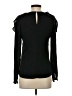 Karen Millen 100% Polyester Black Long Sleeve Blouse Size 4 - photo 2