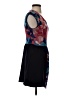 Leifsdottir Graphic Blue Cocktail Dress Size S - photo 4