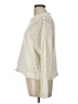 Sweaty Betty 100% Cotton Solid Ivory Pullover Sweater Size L - photo 5