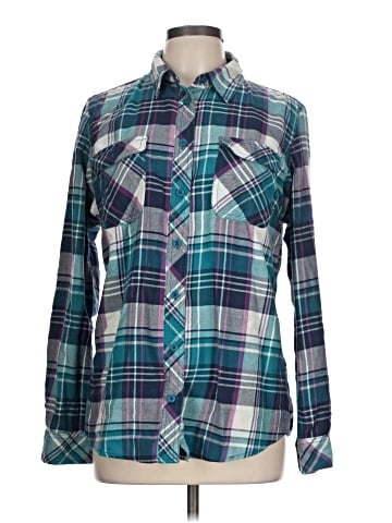 Duluth Trading Co. Long Sleeve Button-Down Shirt (view 1)