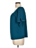 MICHAEL Michael Kors Teal Short Sleeve Blouse Size L - photo 5