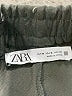 Zara Solid Black Track Pants Size M - photo 7