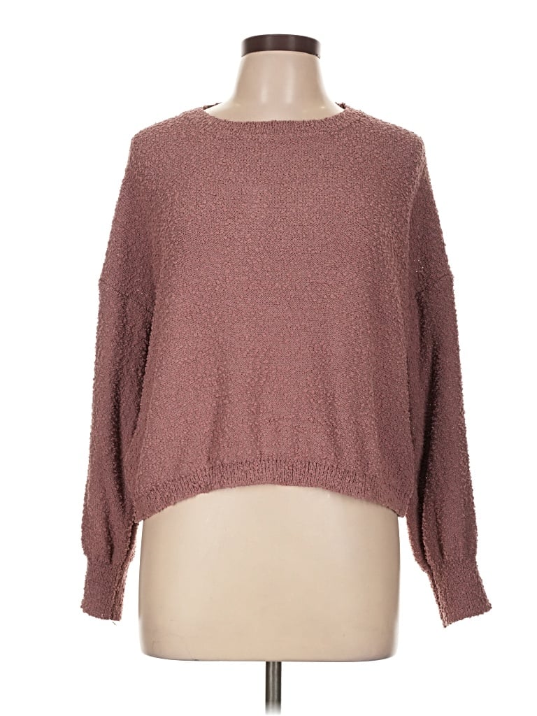 Pre-owned Altar'd State Pullover Sweater In Pink