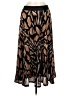 DKNY Animal Print Brown Casual Skirt Size M - photo 1