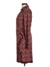 VERTIGO Chevron-herringbone Burgundy Casual Dress Size M - photo 5