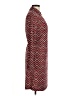 VERTIGO Chevron-herringbone Burgundy Casual Dress Size M - photo 4