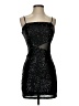 Trixxi 100% Polyester Stars Black Cocktail Dress Size S - photo 1