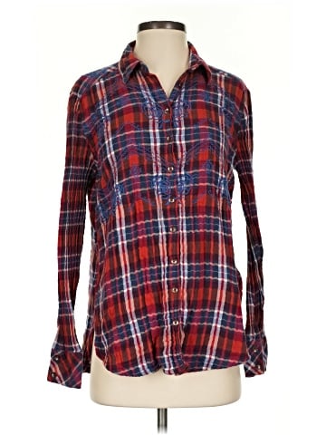 Free People Long Sleeve Button-Down Shirt (view 1)