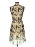 Assorted Brands 100% Silk Tropical Yellow Cocktail Dress Size 8 - photo 2