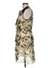 Assorted Brands 100% Silk Tropical Yellow Cocktail Dress Size 8 - photo 5