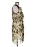 Assorted Brands 100% Silk Tropical Yellow Cocktail Dress Size 8 - photo 4