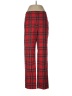 J.Crew Plaid Red Wool Pants Size 8 - photo 1