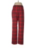 J.Crew Plaid Red Wool Pants Size 8 - photo 2