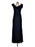 Xscape Blue Black Cocktail Dress Size 12 - photo 1