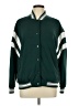 New Look 100% Polyester Stripes Green Track Jacket Size L - photo 1