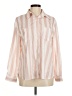 Unbranded Stripes Pink Long Sleeve Blouse Size M - photo 1