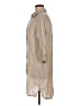Milio Milano Tan 3/4 Sleeve Button-Down Shirt Size M - photo 5