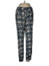 Mango Print Blue Casual Pants Size M - photo 1