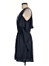 Everly Solid Blue Casual Dress Size M - photo 5