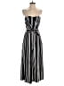 H&M 100% Polyester Stripes Black Jumpsuit Size 6 - photo 1