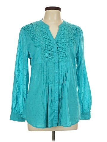 Indigo Soul Long Sleeve Blouse (view 1)