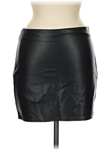 Forever 21 Faux Leather Skirt (view 1)