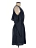 Everly Solid Blue Casual Dress Size M - photo 4
