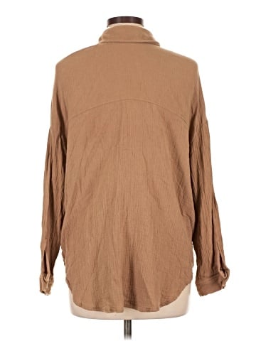 Blush Long Sleeve Button-Down Shirt (view 2)