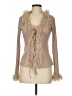 Shein Tan Long Sleeve Blouse Size 6 - photo 1