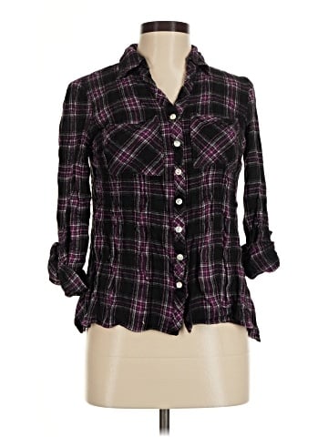 Ruby Rd. 3/4 Sleeve Button-Down Shirt (view 1)