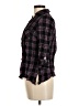 Ruby Rd. Plaid Purple 3/4 Sleeve Button-Down Shirt Size M - photo 5