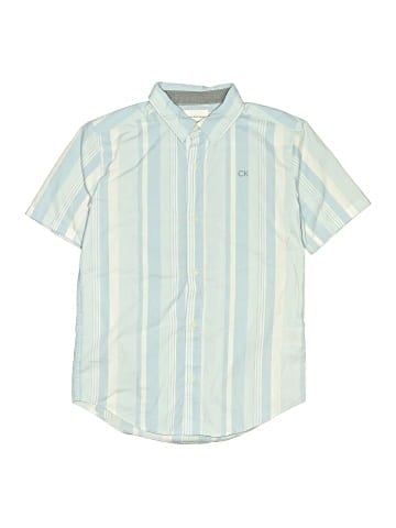 CALVIN KLEIN JEANS Short Sleeve Button-Down Shirt (view 1)