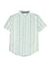 CALVIN KLEIN JEANS Stripes Blue Short Sleeve Button-Down Shirt Size 14 - 16 - photo 1