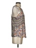 Lavender Brown 100% Rayon Ivory Sleeveless Blouse Size S - photo 4