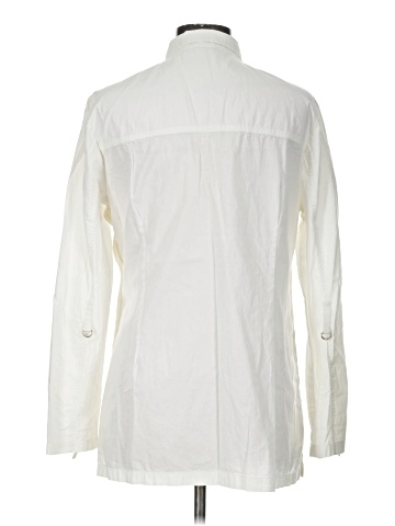 Shape FX Long Sleeve Button-Down Shirt (view 2)