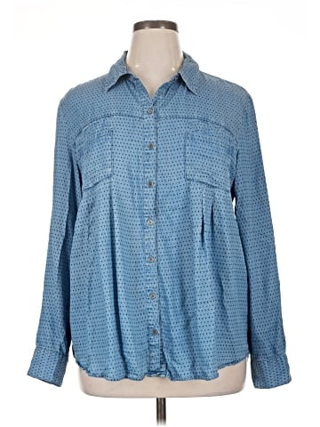 Style&Co Long Sleeve Button-Down Shirt (view 1)