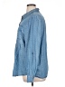 Style&Co 100% Lyocell Blue Long Sleeve Button-Down Shirt Size XL - photo 5