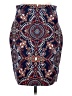 J. McLaughlin Paisley Blue Casual Skirt Size M - photo 2