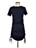 Shein Solid Blue Casual Dress Size 4 - photo 1