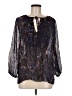 Joie 100% Silk Black 3/4 Sleeve Silk Top Size M - photo 1