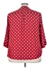 Disney 100% Polyester Polka Dots Red 3/4 Sleeve Blouse Size 3X - photo 2