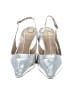 Sam Edelman Metallic Silver Heels Size 8 - photo 2
