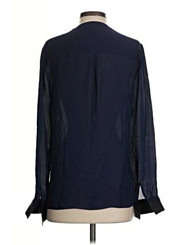 L'Agence Long Sleeve Silk Top (view 2)